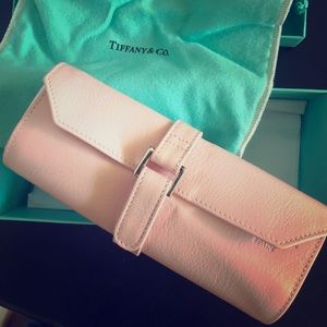 Authentic Tiffany & CO Leather Jewelry Roll/Case